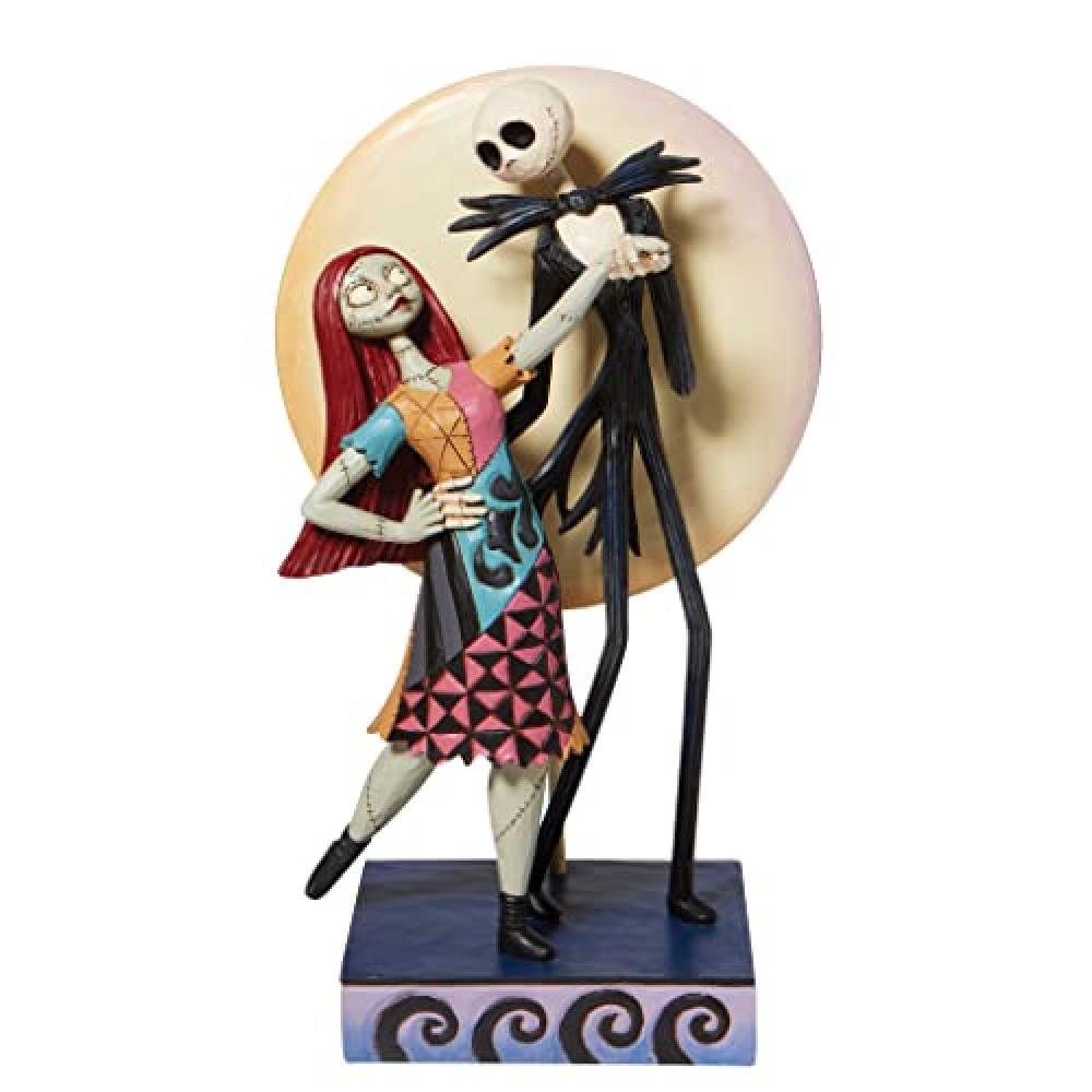 (TG. 23cm) Disney Traditions Jack And Sally 6008992 - Statuetta Love, multicolor