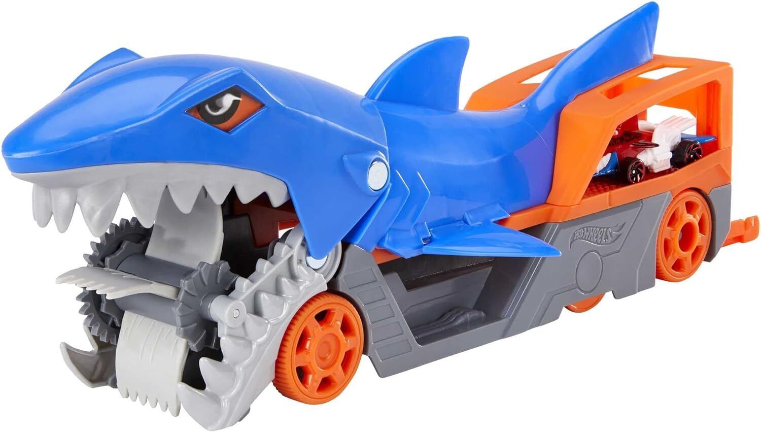 Hot Wheels -PlaySet Trasportatore Squalo Divoratore con Macchinina,...