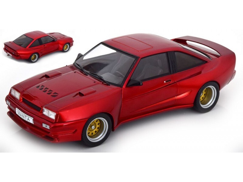 MODELCAR GROUP 1/18 OPEL MANTA B MATTING ROSSO SCURO METALLIZZATO 1991