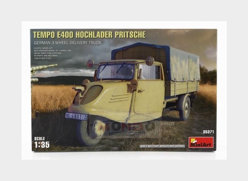 1:35 MINIART Tempo E400 Truck 3-Wheels Telonato 1962 Kit MA35371