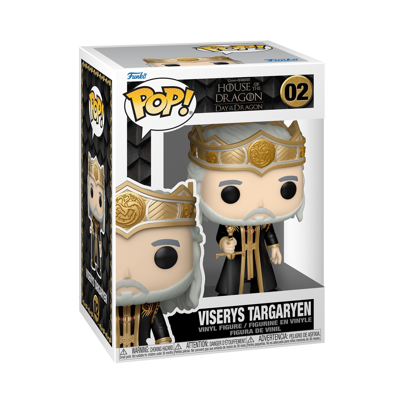 Funko Pop! TV: HotD - King Viserys Targaryen Targaryen - House Of The Dragon- Fi