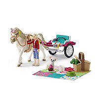 Schleich Horse Club Kutsche f. Pferdesho| 42467 Altri giocattoli 42467