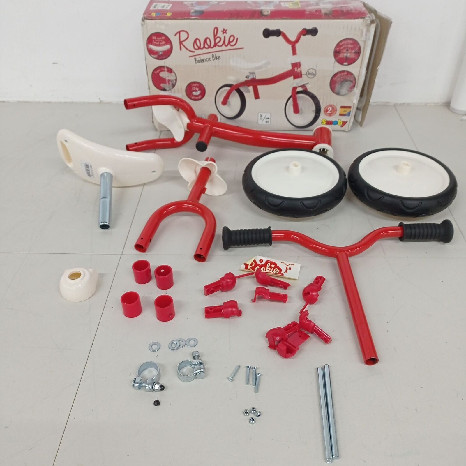 Smoby - ruota rookie - bicicletta per bambini in lega - autolivellante