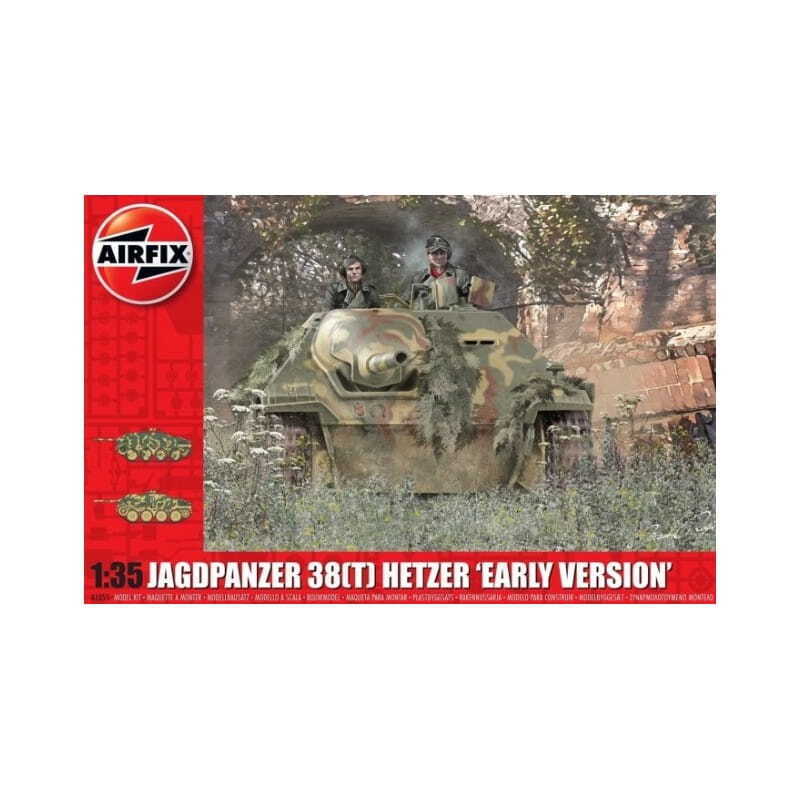 Airfix 01355 Jagdpanzer 38 tonne Hetzer  Tank Scale 1/35 Hobby Plastic Kit NEW