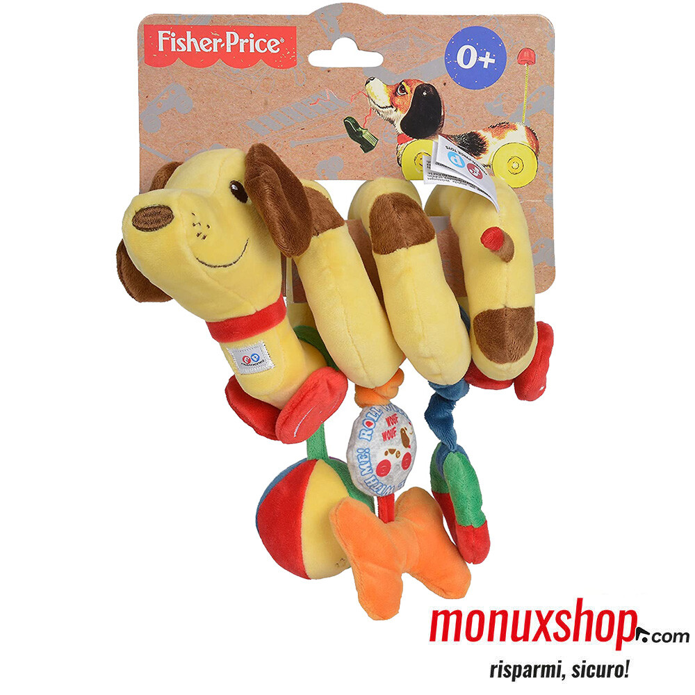 31275 FISHER PRICE PELUCHE A SPIRALE SNOOPY DI ALTA QUALITÀ 22 CM