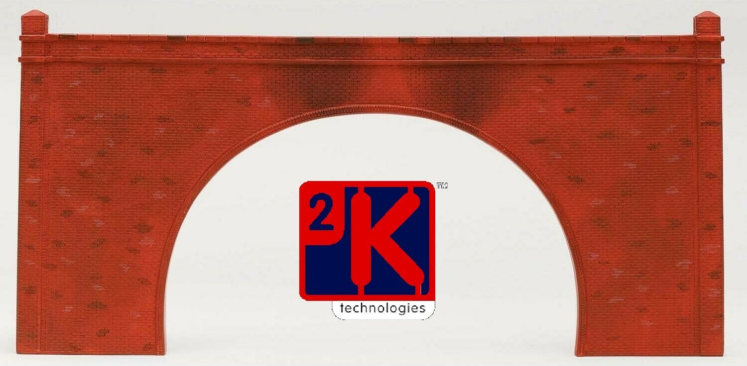Hornby R8512 - 2 X Doppio Pista Mattone Tunnel Portals - 00 Controllo T48