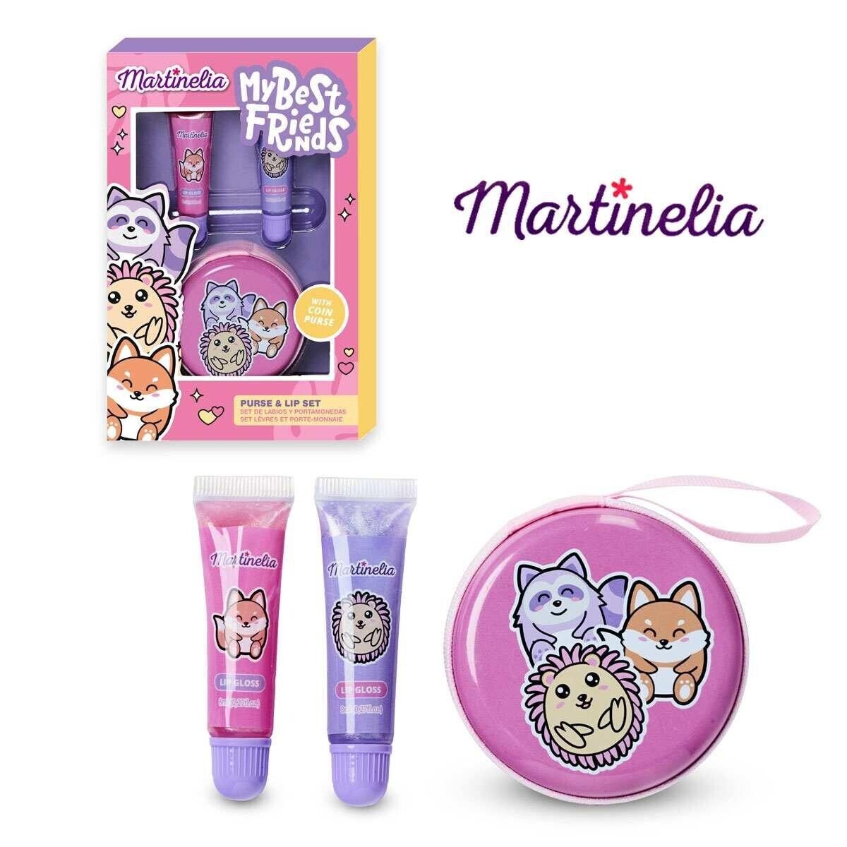 Lucida labbra bambine MARTINELIA SET LIP GLOSS + PORTAMONETE