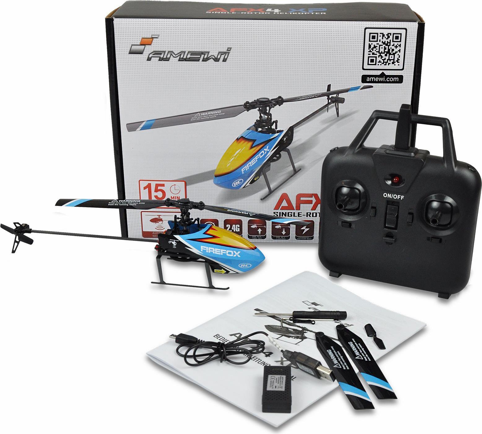 Amewi AFX4 XP Ferngesteuerter Hubschrauber Flugbereit (RTF) Elektromotor (25313)