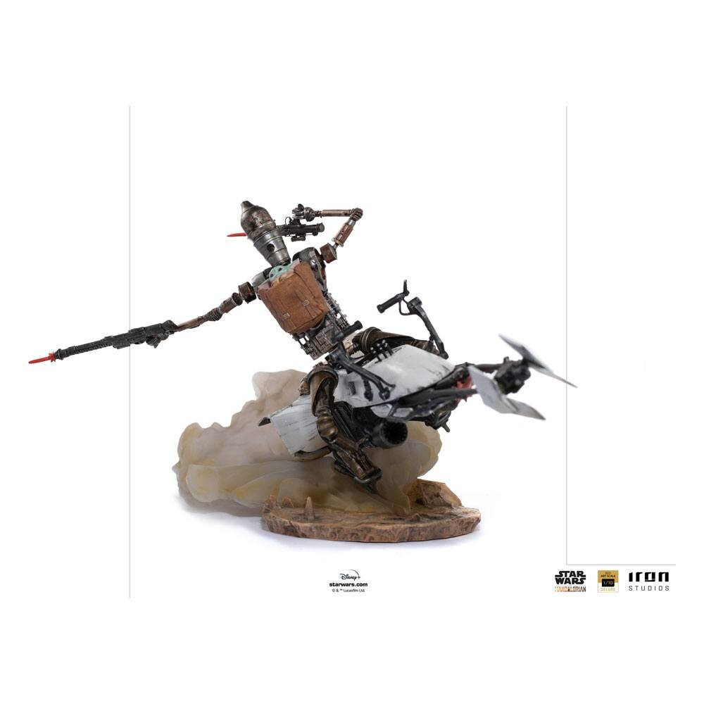 IRON STUDIOS - The Mandalorian - IG-11 &amp; The Child Deluxe Art Scale 1/10 - S