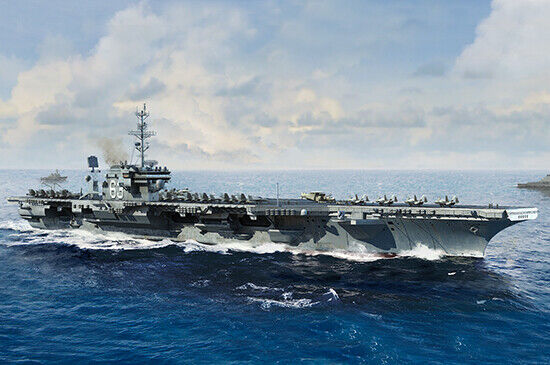 Uss Kitty Hawk Cv-63 Battleship 1:700 Plastic Model Kit TRUMPETER