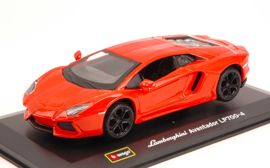BBURAGO BU43062 LAMBORGHINI AVENTADOR 2010 ORANGE 1:32 Modellino