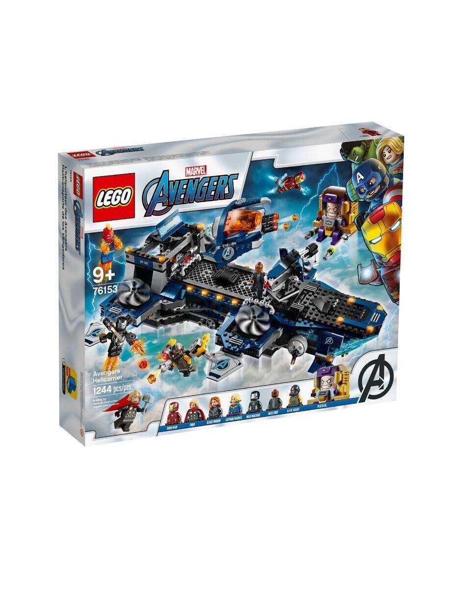 LEGO 76153 HELICARRIER DEGLI AVENGERS -MISB PERFETTO RITIRATO-NEW SEALED RETIRED