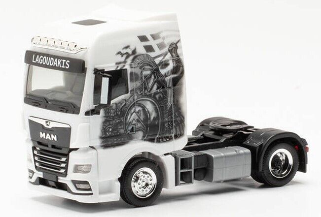 HERPA - MAN TGX GX 4x2 LAGOUDAKIS 1 Arcille - Eroe di Troia - 1/87 - HER314473
