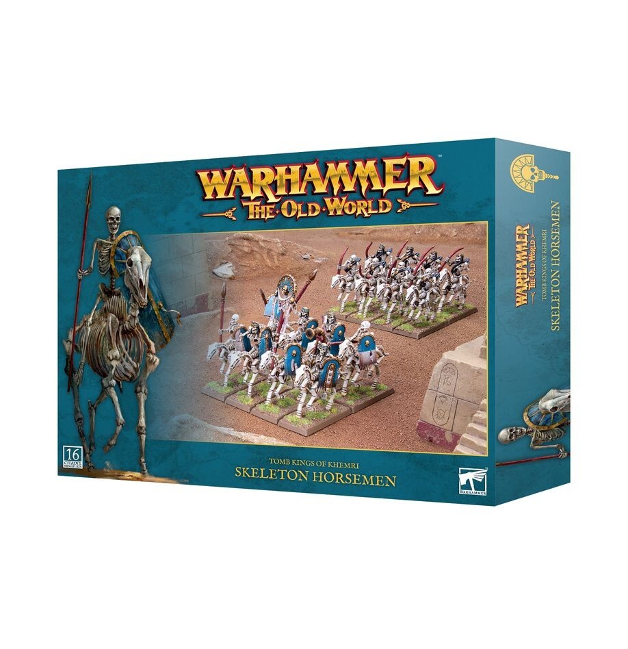 SKELETON HORSEMEN set di 16 miniature TOMB KING OF KHEMRI warhammer THE OLD WORL