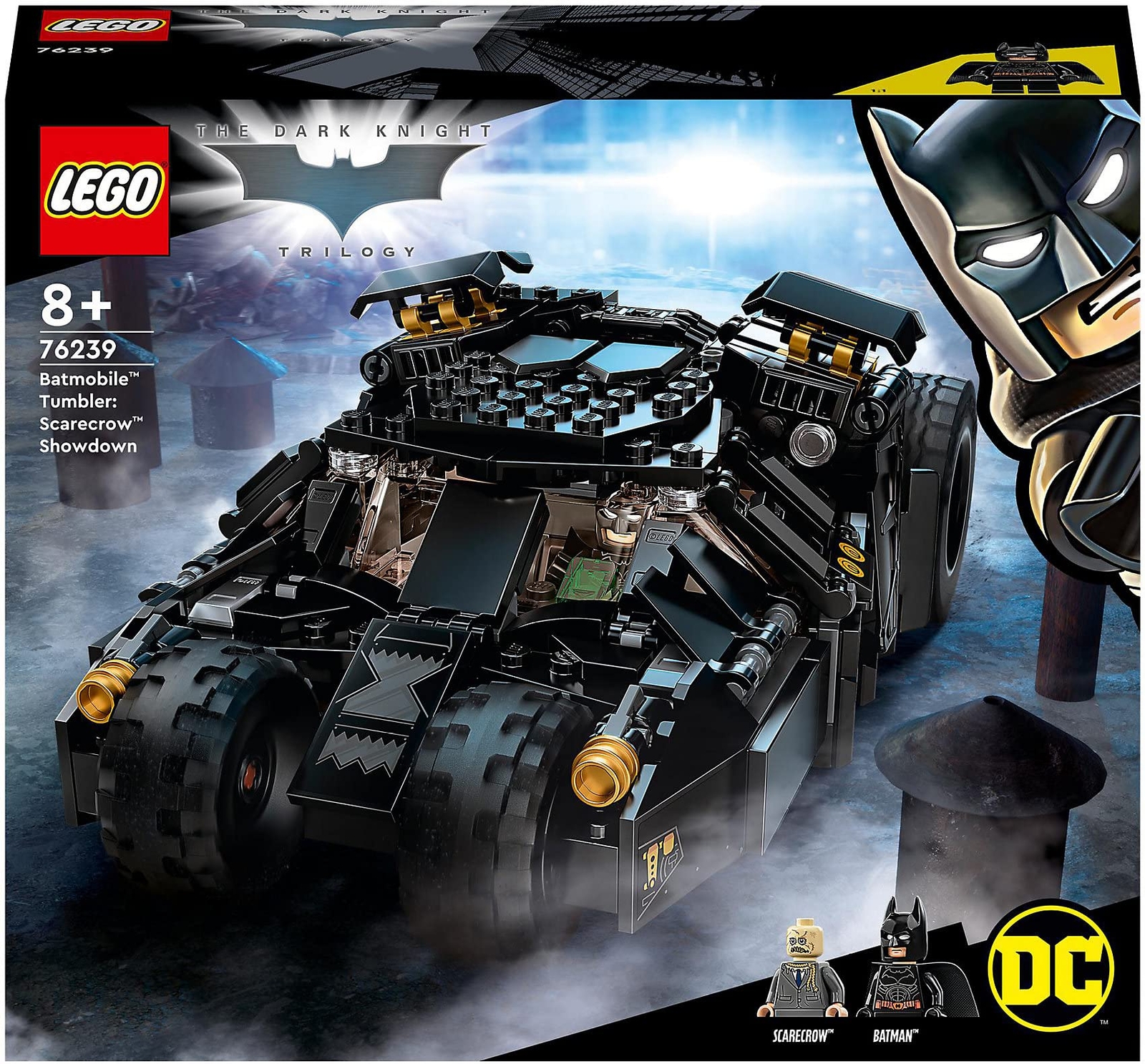 LEGO 76239 DC Batman Batmobile Tumbler Resa Dei Conti Con Scarecrow Macchina ...
