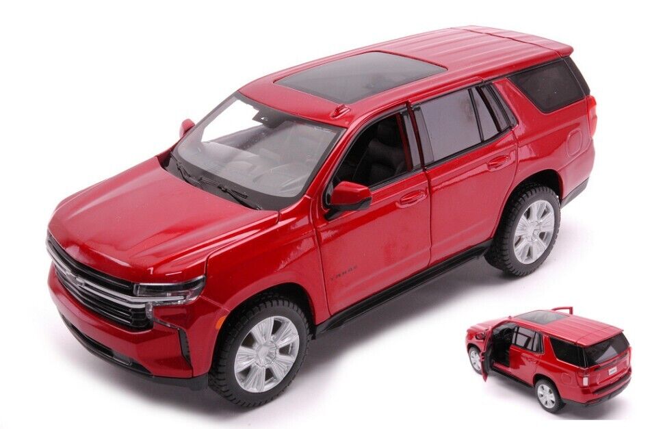 Chevrolet Tahoe 2021 Metallic Red 1:26 Model 31533 MAISTO