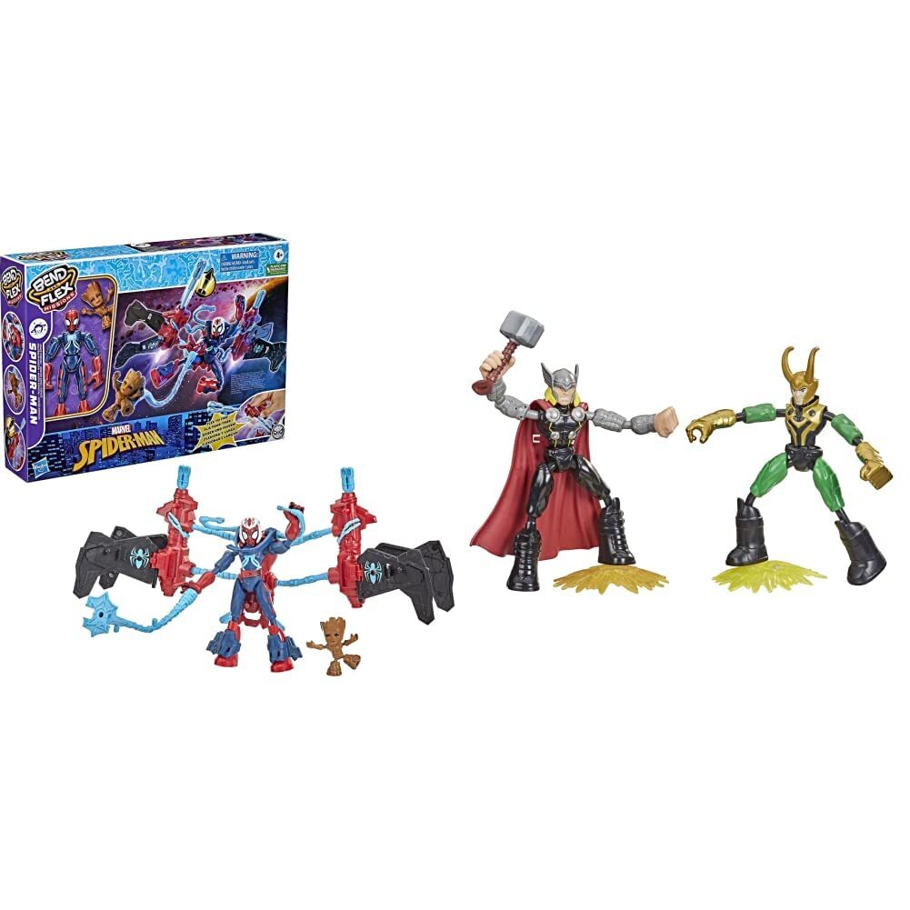 Hasbro Marvel Spider-Man Bend and Flex Missions Spider-Man Space Mission Action