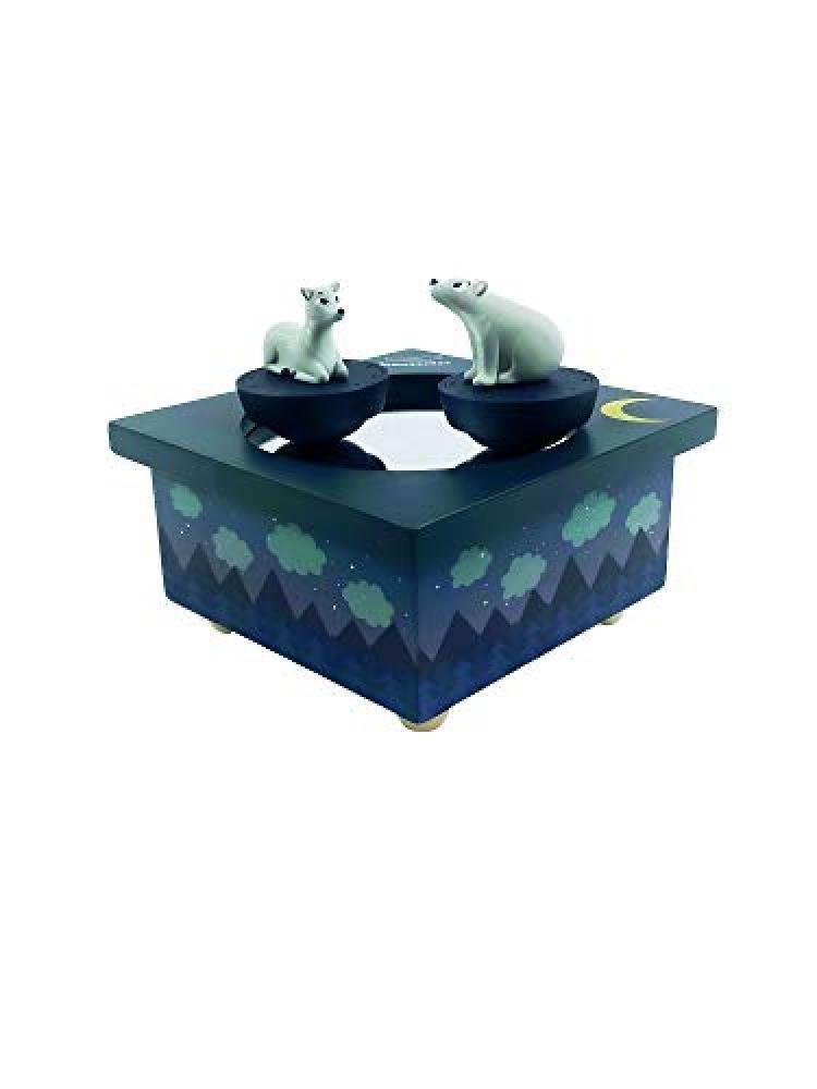 Trousselier – Deer & Bear In Forest – Carillon danzante – Regalo ideale pe