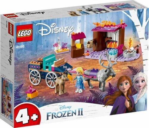LEGO DISNEY FROZEN II AVVENTURE SUL CARRO DI ELSA ETA' 4+  PEZZI 116 ART 41166