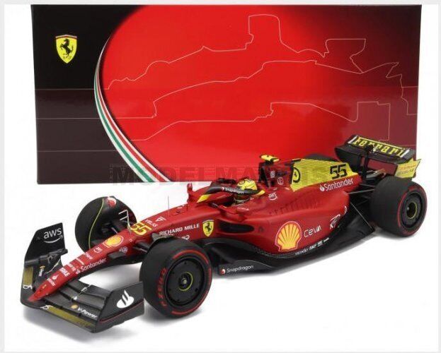 BBR-MODELS BBR221875 FERRARI - F1-75 TEAM SCUDERIA FERRARI N 55 4th MONZA ITALY