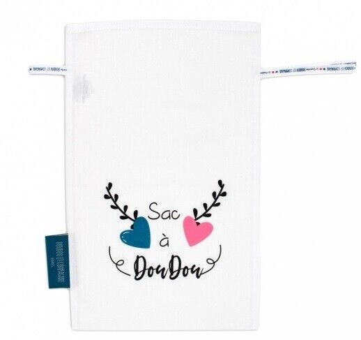 DOUDOU ET COMPAGNIE - MY SAC A DOUDOU in cotone - "Il mio peluche più forte d...