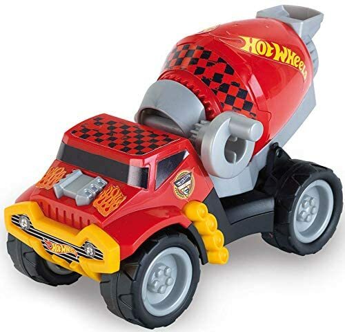 Betoniera in scala 1:24, con cisterna rotante, Theo Klein 2440 Hot Wheels