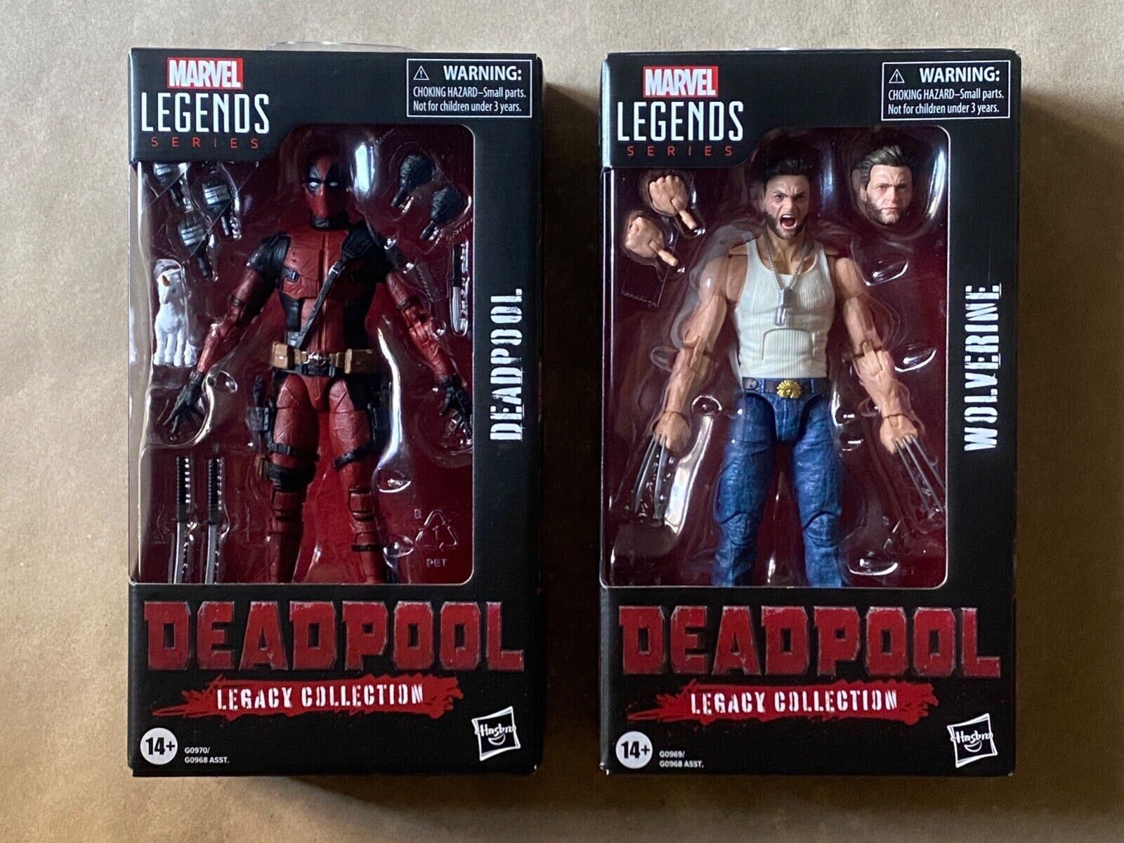 DEADPOOL & WOLVERINE MARVEL LEGENDS LEGACY COLLECTION - HASBRO