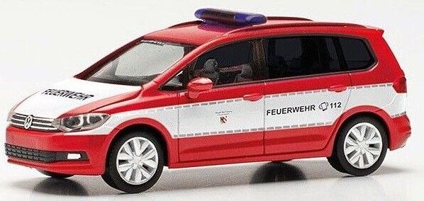 HERPA - VOLKSWAGEN Touran Feuerwehr Nürnberg rosso - 1/87 - HER092616