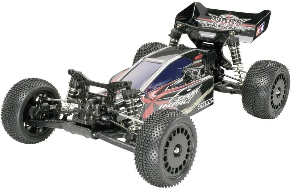 ✅ Tamiya -  1:10 RC Dark Impact Buggy DF03, Veicolo Telecomandato 4 WD Offroad