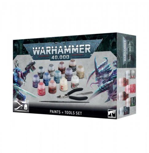GAMES WORKSHOP 60-12 Warhammer 40.000 - Paints and Tools Set