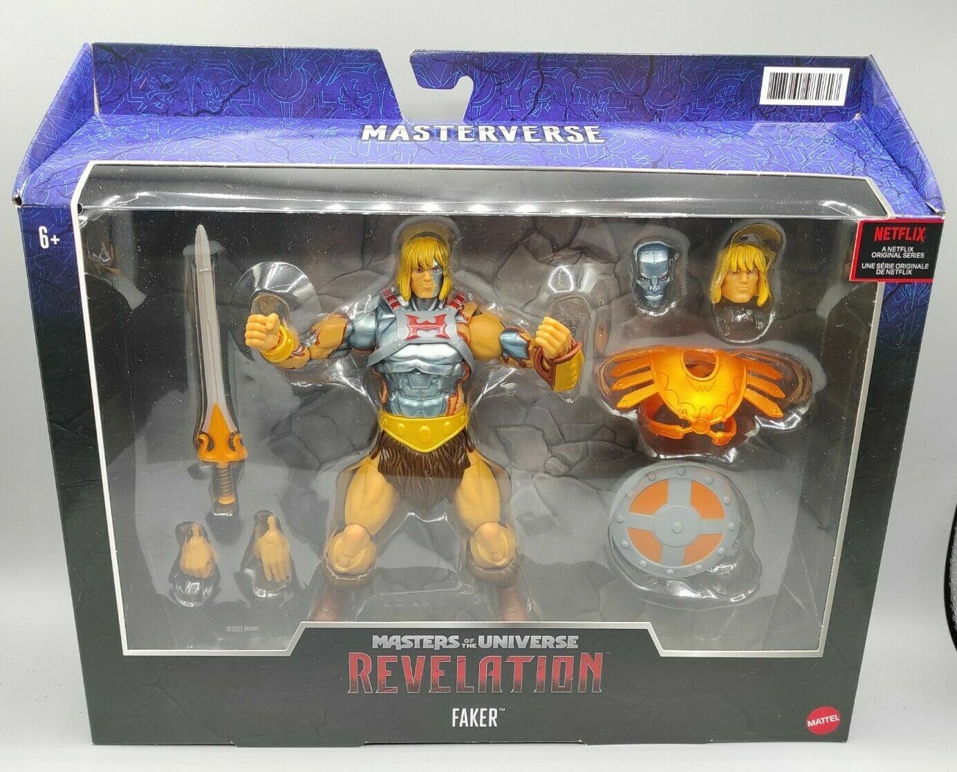 Masters Of The Universe: Revelation Masterverse Action Figura 2021 Faker 18 Cm