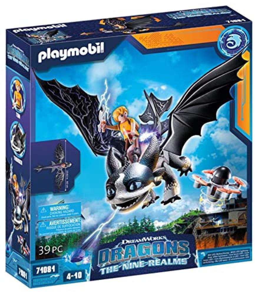 (TG. Taglia unica) PLAYMOBIL DreamWorks Dragons 71081 Dragons: The Nine Realms -