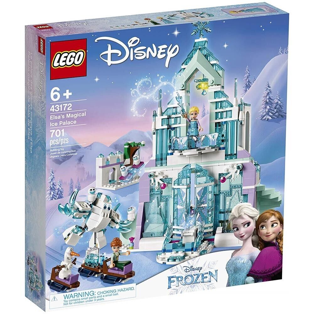Lego Disney 43172, Il Magico Castello Di Ghiaccio Di Elsa
