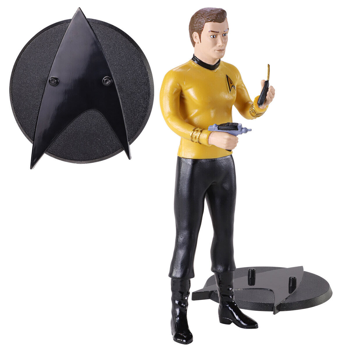 Star Trek Captain Kirk Bendyfig Bendable PVC Figure NOBLE COLLECTIONS