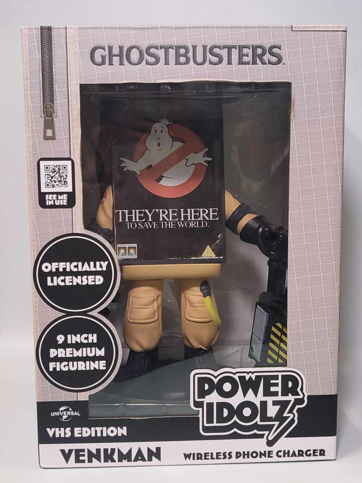 Stazione Da Carica Luminosa Power Idolz Venkman Ghostbusters per Smartphone