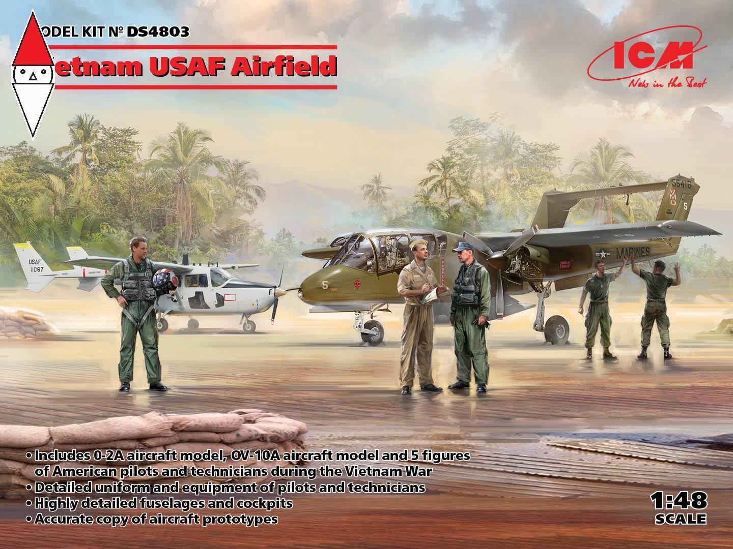ICM 1/48 VIETNAM USAF AIRFIELD