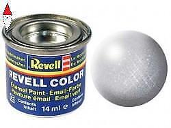 SMALTO MODELLISMO REVELL SMALTO SILVER METALLIC 14ML