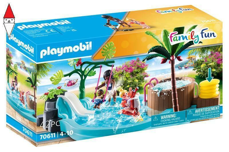 COSTRUZIONE PLAYMOBIL PISCINA DEI PICCOLI