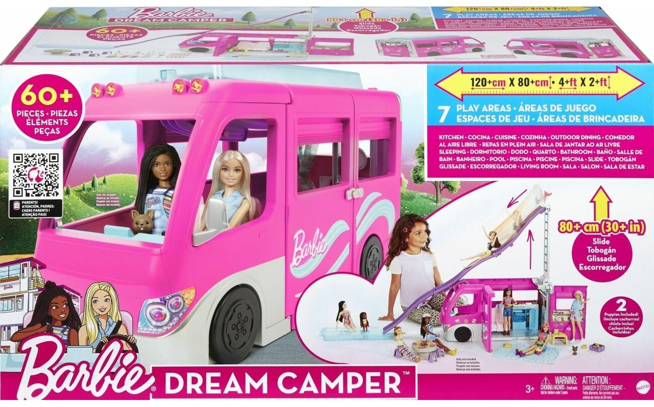 CAMPER BARBIE CON 60 ACCESSORI