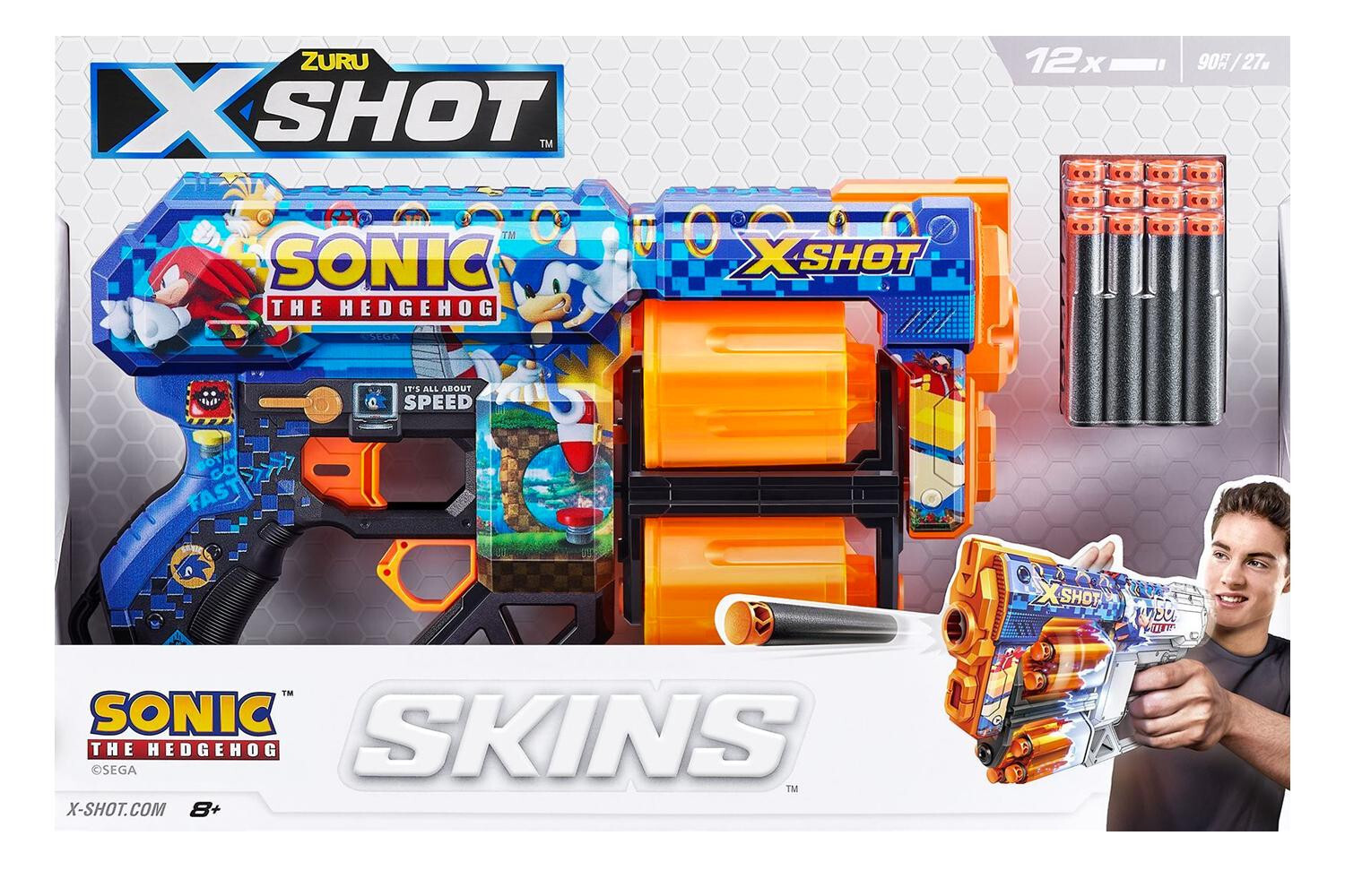 X-Shot X-Shot Sonic Dread 12 dardi