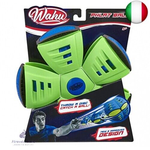 Wahu, Phlatball Classic Verde, Gioco all'Aperto, Lancia un Disco e Prendi una