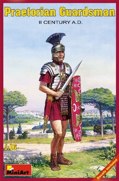 Praetorian Guardsman II Century 1:16 Figure Plastic Model Kit MINIART
