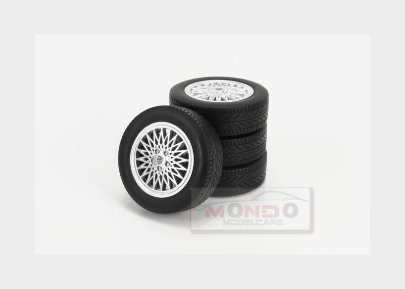 1:18 KK SCALE 4X Wheels And Rims Set For Porsche 924 Turbo 1986 KKDCACC026