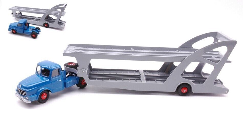 WILLEME TRACTEUR & SEMI REMORQUE PORTE-VOITURES cm 32 SCALA 1:55