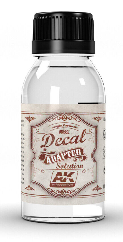 Decal Adapter Solution - Soluzione Applicazione Decalcomanie AK INTERACTIVE