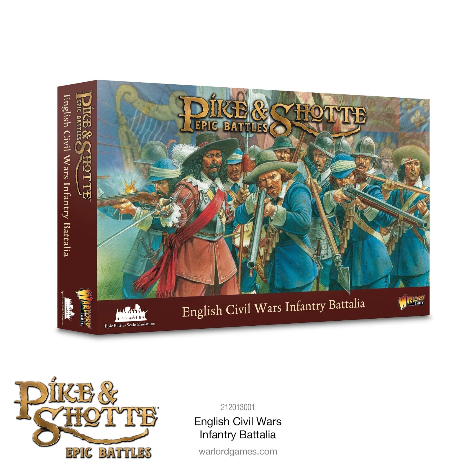 ENGLISH CIVIL WARS INFANTRY BATTALIA set di miniature PIKE & SHOTTE epic battles