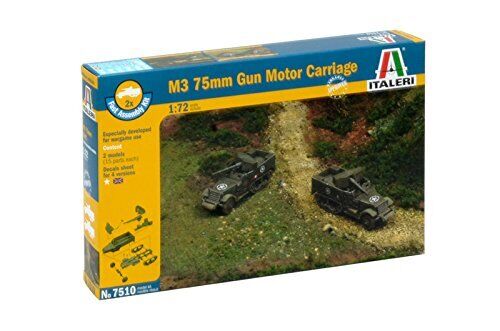 M3 75 mm Gun Motor Carriage Fast Assembly 1:72 ITA7510 - italeri modellismo