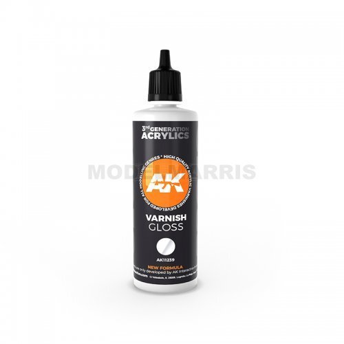 AK AK11239 Gloss Varnish 100 ml 3rd Generation