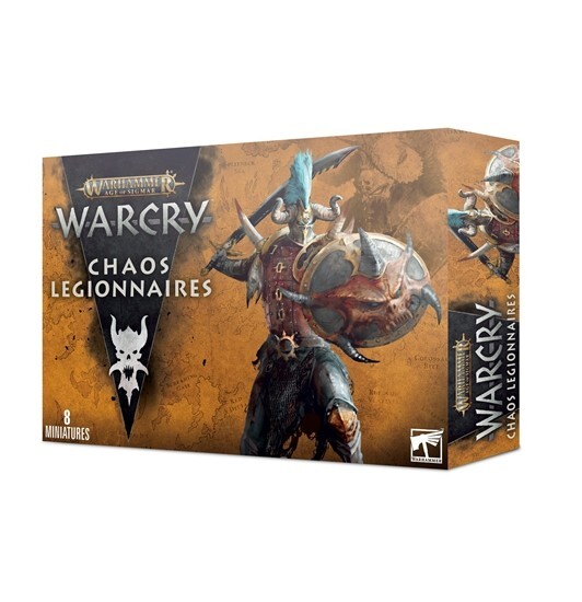 CHAOS LEGIONNAIRES set con 8 miniatura WARCRY warhammer AGE OF SIGMAR età 12+