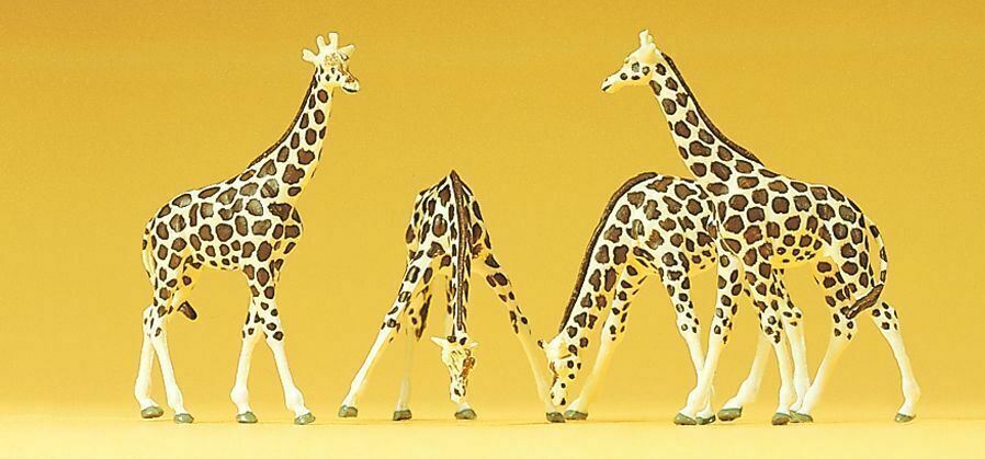 Circo Giraffe (4) N Gauge Set Personaggi Preiser 79715